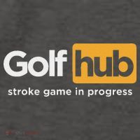 Golfhub Stroke Game In Progress Vector Backpack