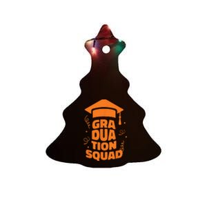 Graduation Squad Graduated College High School Senior Grad Ceramic Tree Ornament