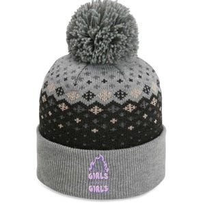 Girls Support Girls Feminism The Baniff Cuffed Pom Beanie