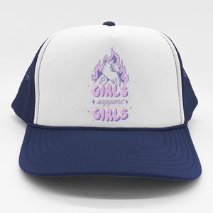 Girls Support Girls Feminism Trucker Hat