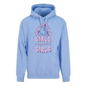 Girls Support Girls Feminism Unisex Surf Hoodie