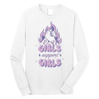 Girls Support Girls Feminism Long Sleeve Shirt