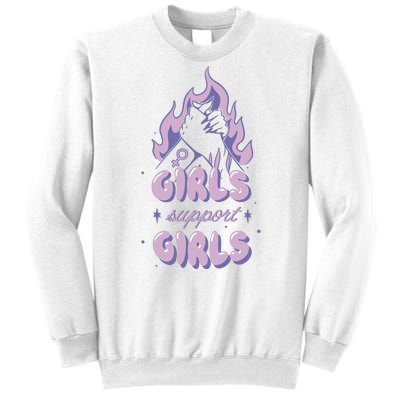 Girls Support Girls Feminism Sweatshirt