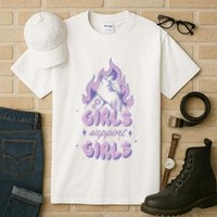 Girls Support Girls Feminism Tall T-Shirt