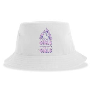 Girls Support Girls Feminism Sustainable Bucket Hat