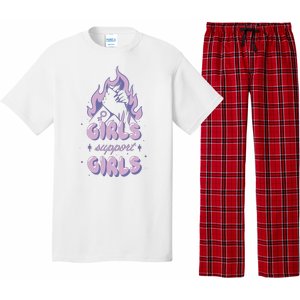 Girls Support Girls Feminism Pajama Set