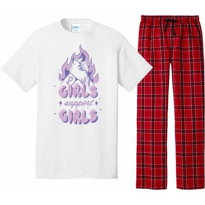 Girls Support Girls Feminism Pajama Set