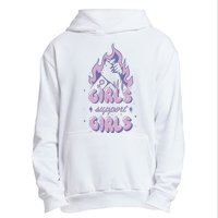 Girls Support Girls Feminism Urban Pullover Hoodie