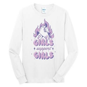 Girls Support Girls Feminism Tall Long Sleeve T-Shirt