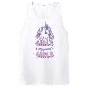 Girls Support Girls Feminism PosiCharge Competitor Tank