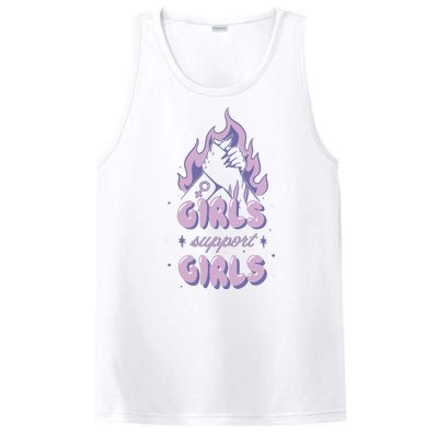 Girls Support Girls Feminism PosiCharge Competitor Tank