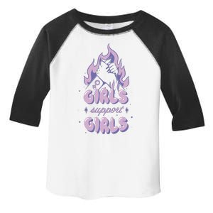 Girls Support Girls Feminism Toddler Fine Jersey T-Shirt