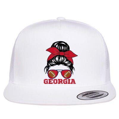 Georgia State Georgia Flag GA Game Kids Georgia Flat Bill Trucker Hat