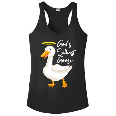 Gods Silliest Goose Ladies PosiCharge Competitor Racerback Tank