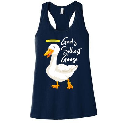 Gods Silliest Goose Women's Racerback Tank