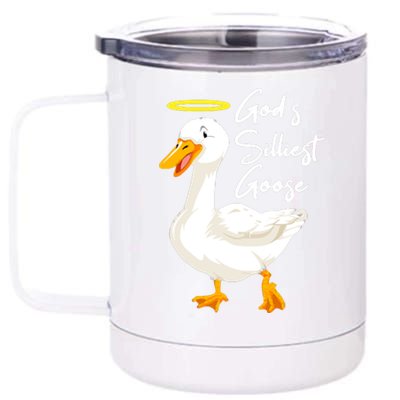 Gods Silliest Goose 12 oz Stainless Steel Tumbler Cup