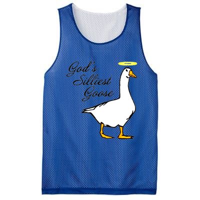 God's Silliest Goose Mesh Reversible Basketball Jersey Tank