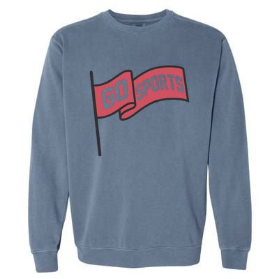 Go Sports Garment-Dyed Sweatshirt