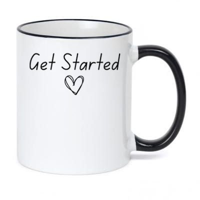 Get Started 11oz Black Color Changing Mug