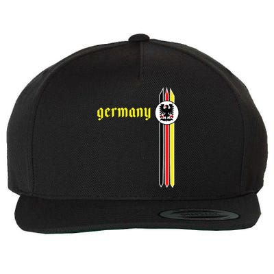 Germany Soccer German Flag Jersey Deutschland Wool Snapback Cap