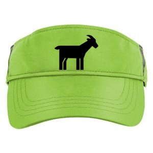 Goat Symbol Adult Drive Performance Visor