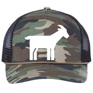 Goat Symbol Retro Rope Trucker Hat Cap