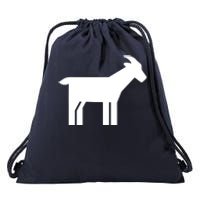 Goat Symbol Drawstring Bag