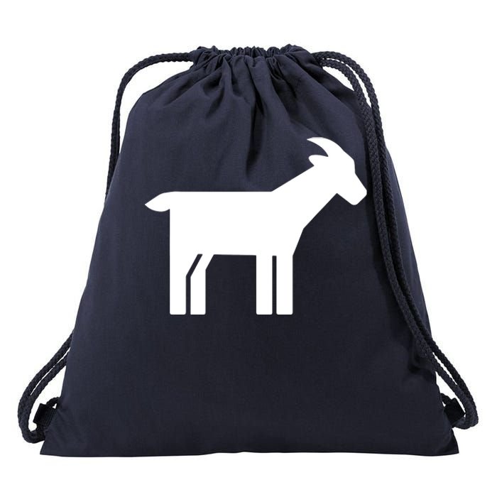 Goat Symbol Drawstring Bag