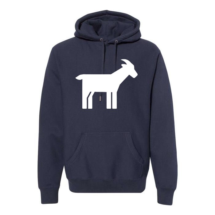 Goat Symbol Premium Hoodie