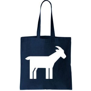 Goat Symbol Tote Bag