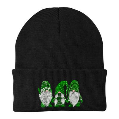 Green Sweater Gnome St Patrick's Day Irish Gnome Beanie