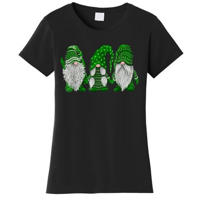 Green Sweater Gnome St Patrick's Day Irish Gnome Women's T-Shirt