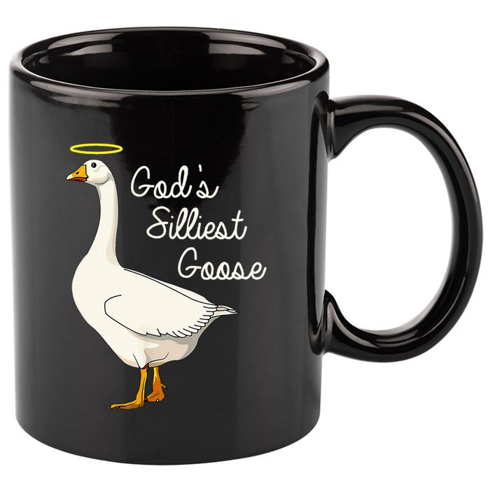 GodS Silliest Goose GodS Silliest Goose Duck 11oz C Handle Ceramic Mug