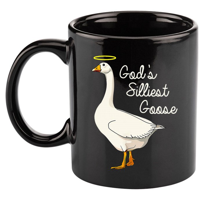 GodS Silliest Goose GodS Silliest Goose Duck 11oz C Handle Ceramic Mug