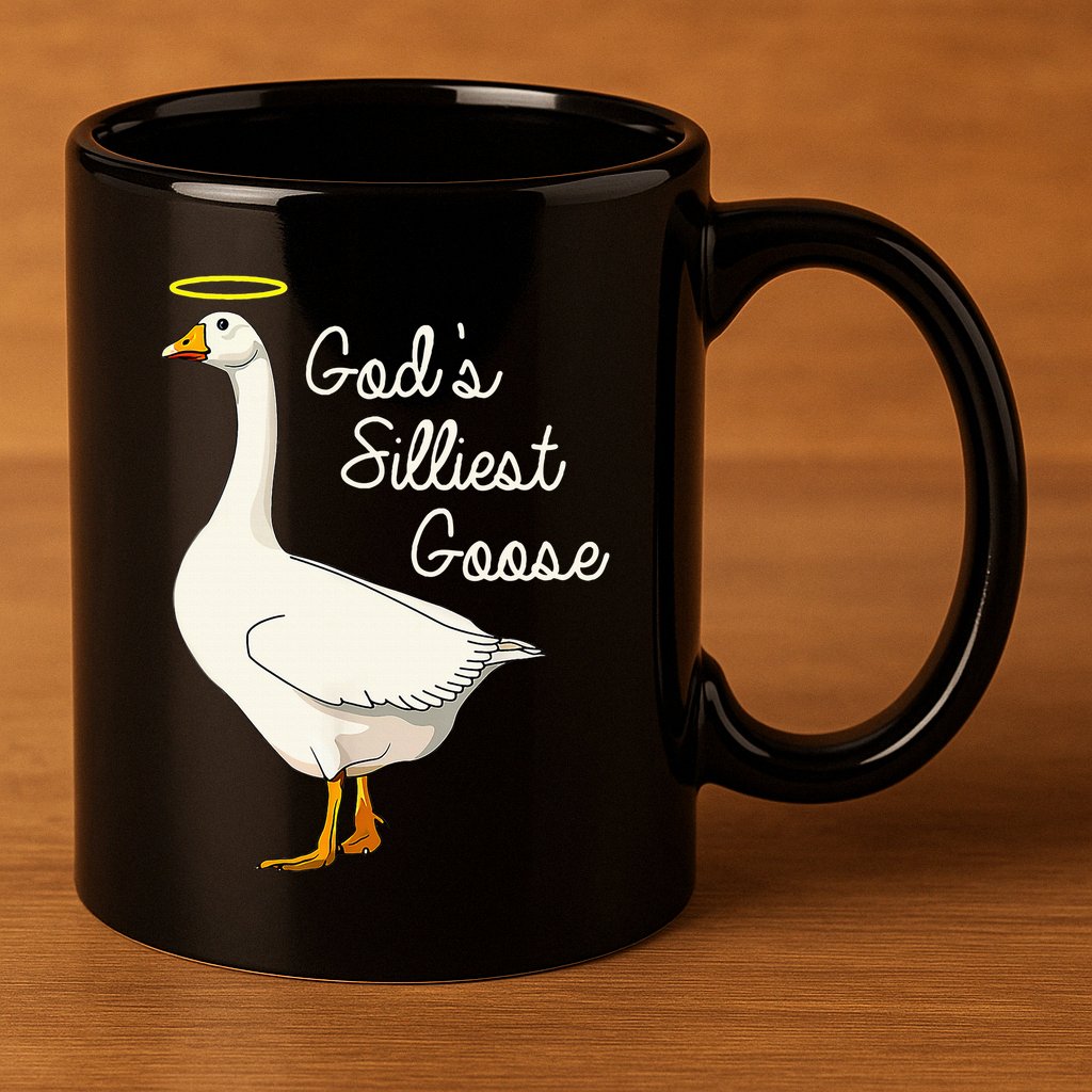 GodS Silliest Goose GodS Silliest Goose Duck 11oz C Handle Ceramic Mug