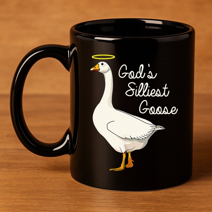 GodS Silliest Goose GodS Silliest Goose Duck 11oz C Handle Ceramic Mug