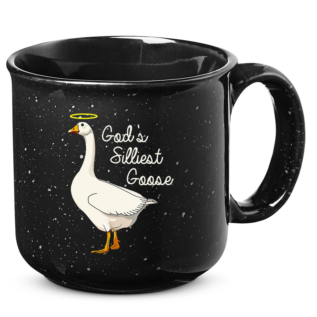 GodS Silliest Goose GodS Silliest Goose Duck 15oz Campfire Ceramic Mug