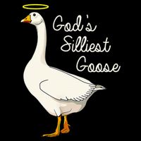 GodS Silliest Goose GodS Silliest Goose Duck Drawstring Bag