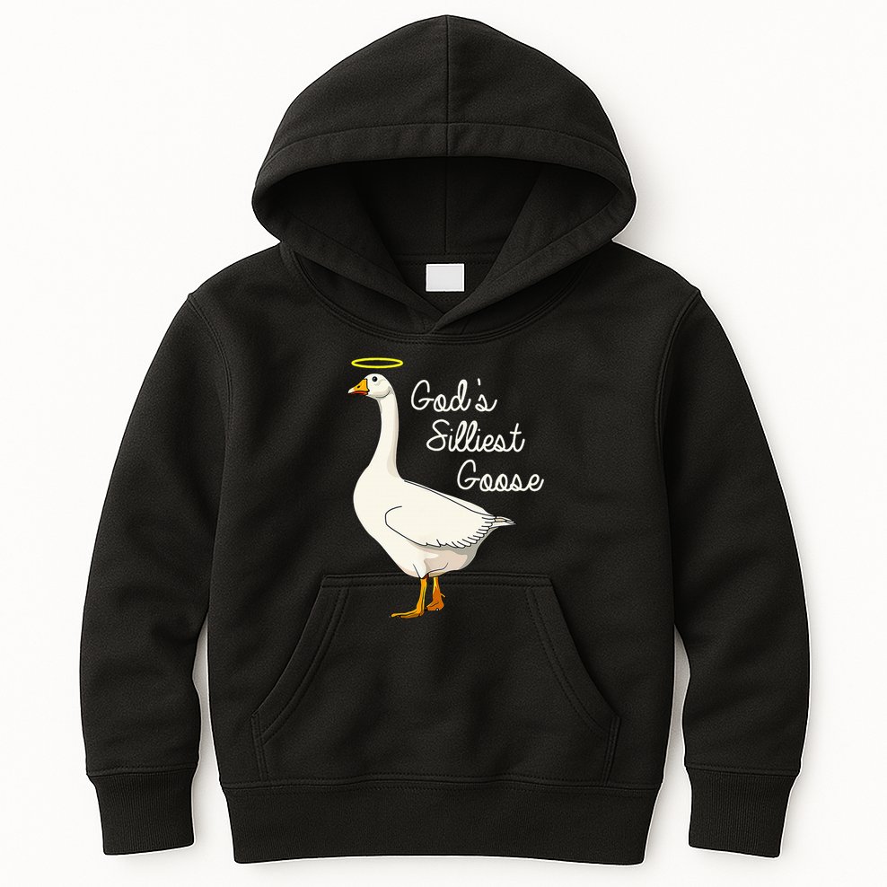 GodS Silliest Goose GodS Silliest Goose Duck Kids Hoodie