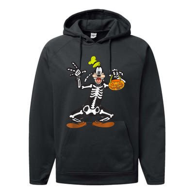 Goofy Skeleton Performance Fleece Hoodie