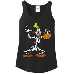 Goofy Skeleton Ladies Essential Tank