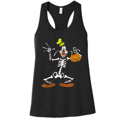 Goofy Skeleton Women's Racerback Tank