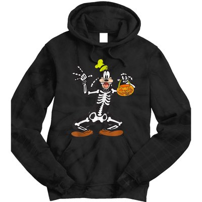 Goofy Skeleton Tie Dye Hoodie