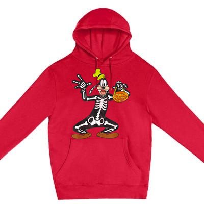 Goofy Skeleton Premium Pullover Hoodie