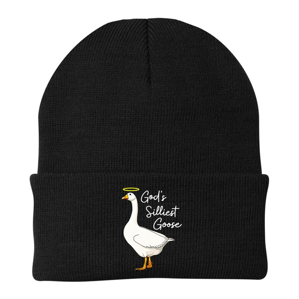 God's Silliest Goose shirt God's Silliest Goose Duck Funny  Beanie