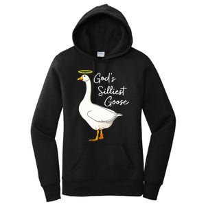 God's Silliest Goose shirt God's Silliest Goose Duck Funny  Women's Pullover Hoodie