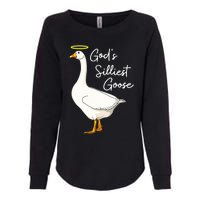 God's Silliest Goose shirt God's Silliest Goose Duck Funny  Womens California Wash Sweatshirt