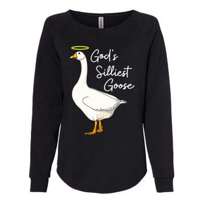 God's Silliest Goose shirt God's Silliest Goose Duck Funny  Womens California Wash Sweatshirt