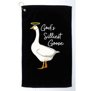 God's Silliest Goose shirt God's Silliest Goose Duck Funny  Platinum Collection Golf Towel