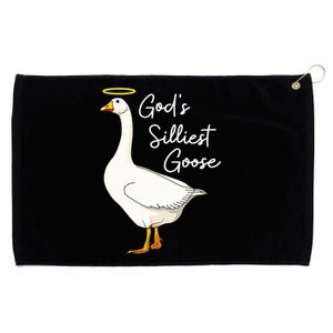 God's Silliest Goose shirt God's Silliest Goose Duck Funny  Grommeted Golf Towel